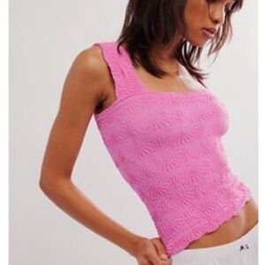 Free People Love Letter Cami Pink